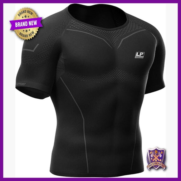 Men's Compression Shirt for Gym Workout Muscle Support Moisture Wicking